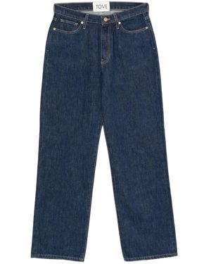 TOVE Sade Straight-Leg-Jeans - Blau