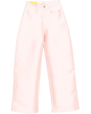 Marques'Almeida Mikado Belt-Loop Trousers - Pink