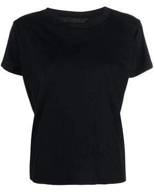 Mother Supima Cotton Short-Sleeve T-Shirt - Black
