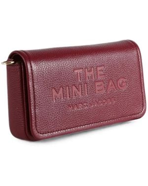 Marc Jacobs Bolso De Hombro The Mini Bag De Piel Texturizada - Morado