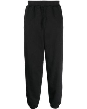 Aries Logo-Print Cotton Track Trousers - Black