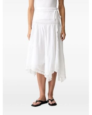 Zadig & Voltaire Jetro Lace Tomboy Skirt - White