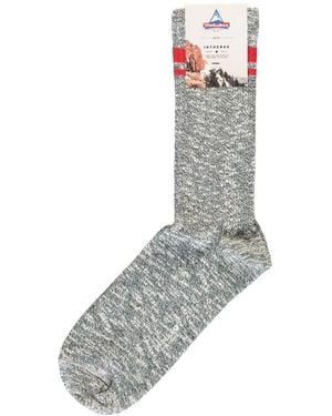 Holubar Marl-Knit Socks - Gray