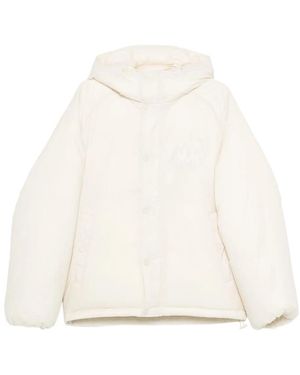 Amiri Logo-Patch Padded Shell-Down Jacket - White