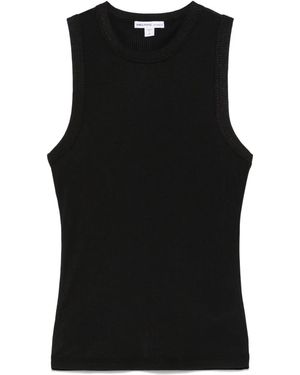 James Perse Ribbed Tank Top - Black