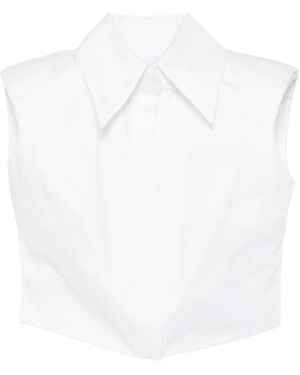 Vestiaire d'un Oiseau Libre Point-Collar Shirt - White