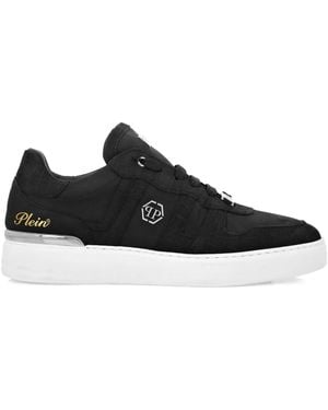 Philipp Plein ローカット レザースニーカー - ブラック