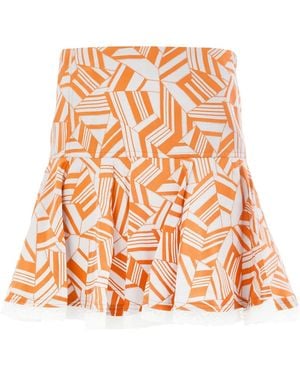 Chloé Pleated Skirt - Orange