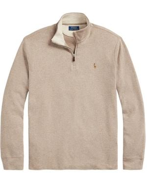 Polo Ralph Lauren Pull À Col Montant Zippé - Multicolour