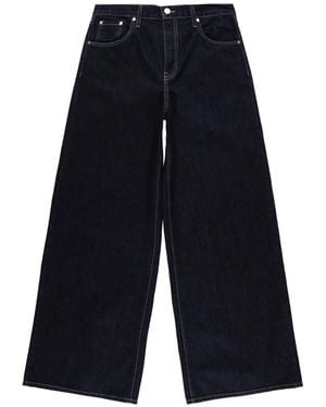 Twp Jeans Tiny Dancer A Gamba Ampia - Blu