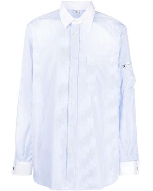 Winnie NY Camisa con motivo de rayas - Blanco