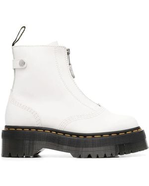 Dr. Martens ジップフロント チャンキーブーツ - ホワイト