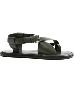 A.Emery Ora Flat Sandals - Black