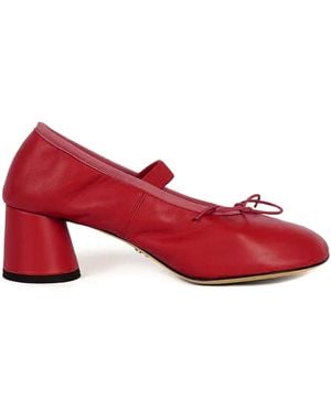 Proenza Schouler Glove 55mm メリージェーン パンプス - レッド