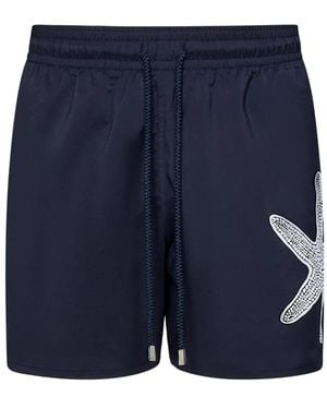 Vilebrequin Starfish-Print Swim Shorts - Blue