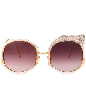 Anna Karin Karlsson Lunettes De Soleil À Monture Géométrique - Rose