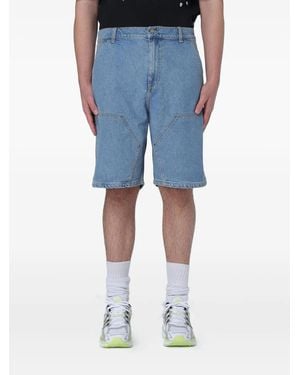 Barrow Shorts Denim Con Tasche - Blu