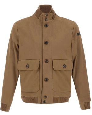 Rrd Nabucco Ribbed-Trim Jacket - Brown