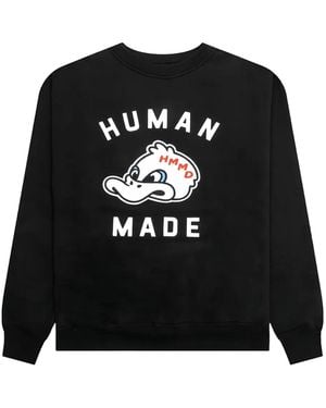 Human Made Duck-Embellished Sweatshirt - Black