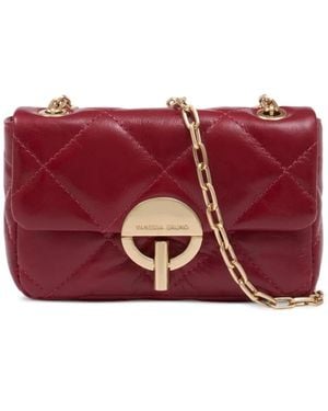 Vanessa Bruno Moon Leather Small Shoulder Bag - Red