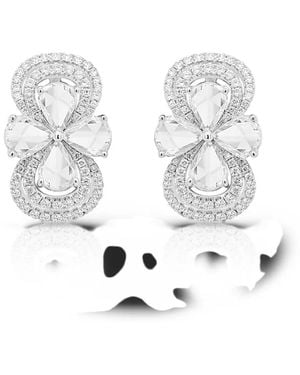 HYT Jewelry Diamond Stud Earrings - White