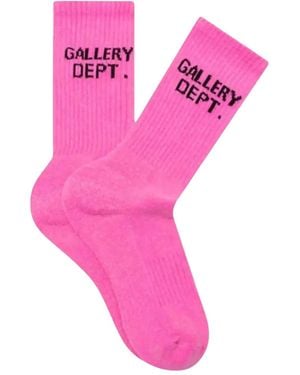 GALLERY DEPT. Socken mit Logo-Stickerei - Pink