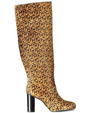 Tommy Hilfiger Bottines À Motif Monogrammé - Metallic
