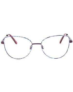 Bebe Lunettes De Vue À Monture Papillon Et Motif Floral - White