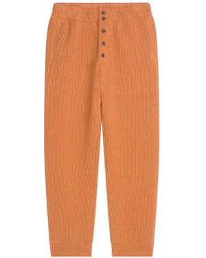 Dries Van Noten Wollen Broek - Oranje