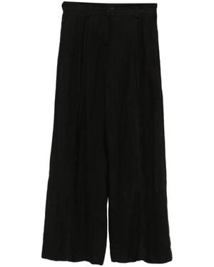 N°21 Pleated Trousers - Black