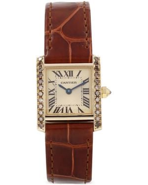 Cartier 1990S Tank Française Armbanduhr 25Mm - Natur