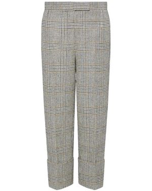 Thom Browne Hunting Tweed Backstrap Trousers - Grey