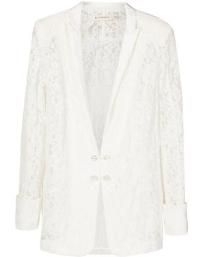 Lethicia Bronstein Rafa フローラルレース ジャケット - ホワイト