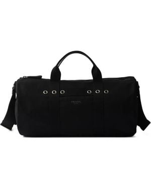 Prada Saco Marinero De Lona - Negro