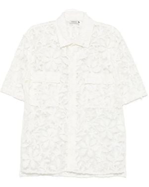 Jonathan Simkhai Chemise À Fleurs En Dentelle - Blanc