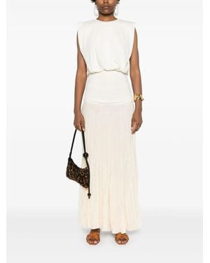 Johanna Ortiz Muraya Ribbed Tank Top - White