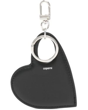 Coperni Llavero Con Forma De Corazón - Negro