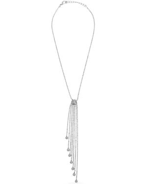 Alessandra Rich Crystal-Embellished Necklace - White