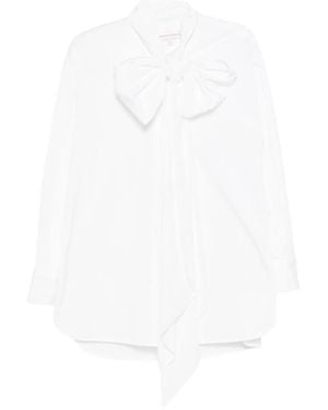 Carolina Herrera Bow-Detail Blouse - White