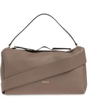 Neous Scorpius Leather Shoulder Bag - Brown