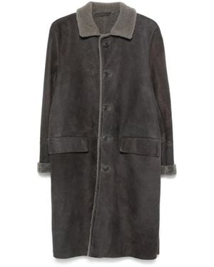Salvatore Santoro Suede Coat - Grey