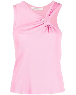 1017 ALYX 9SM Top Met Gesmockt Detail - Roze