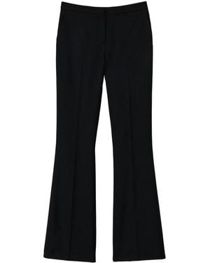 Twinset Pressed Crease Flared Pants - Blue