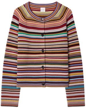 Paul Smith Cárdigan Con Botones - Rojo