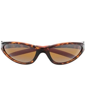 Marine Serre X Vuarnet Injected Visionizer Sunglasses - Brown