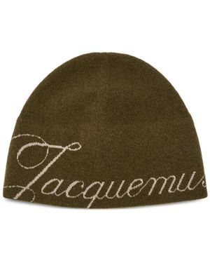 Jacquemus Berretto Con Logo - Verde