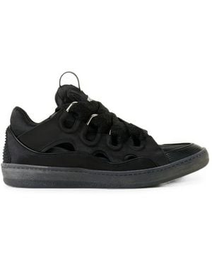 Lanvin Curb Chunky-Lace Sneakers - Black