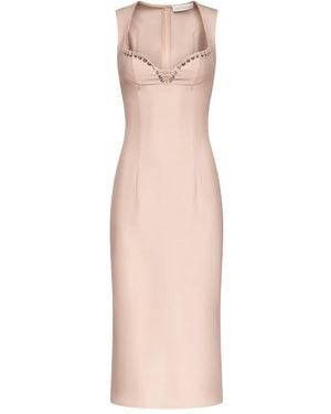 Ludovic de Saint Sernin Robin Wool Dress - Pink