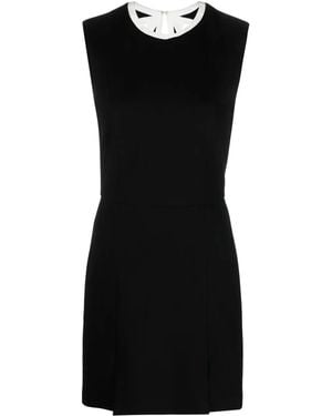 MSGM Cut-Out Detail Sleeveless Minidress - Black