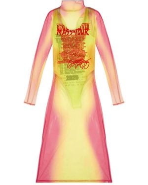 DIESEL D-Afnic Midi Dress - Pink